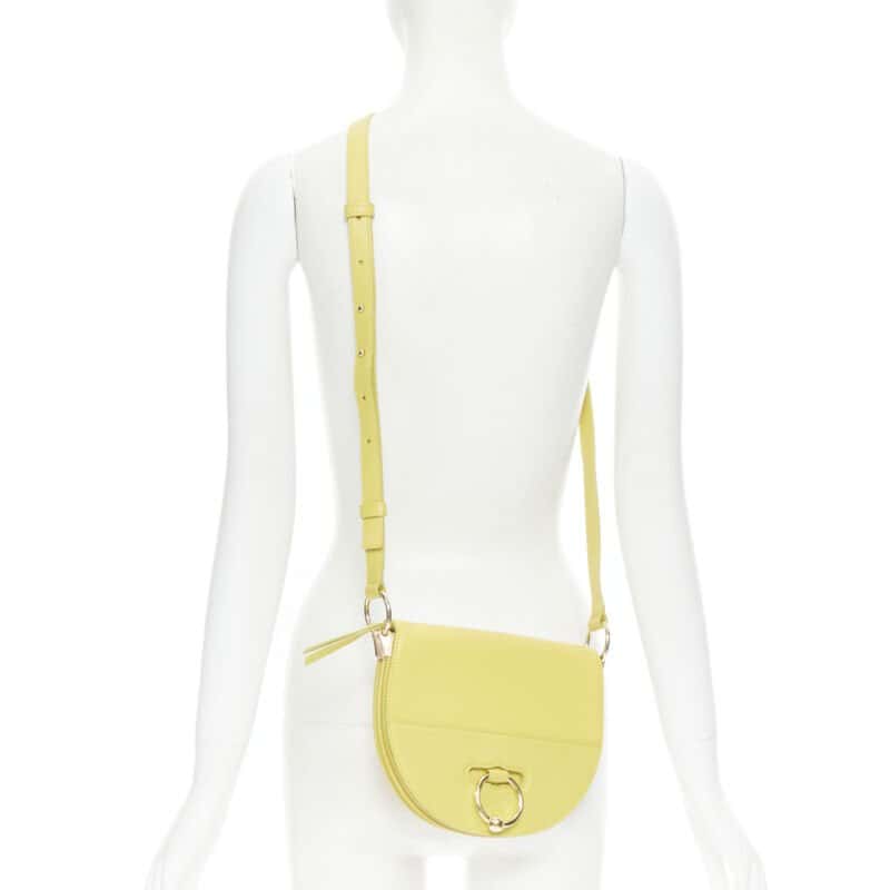 JW ANDERSON East West Basket Yellow Leather Very good condition - Back View