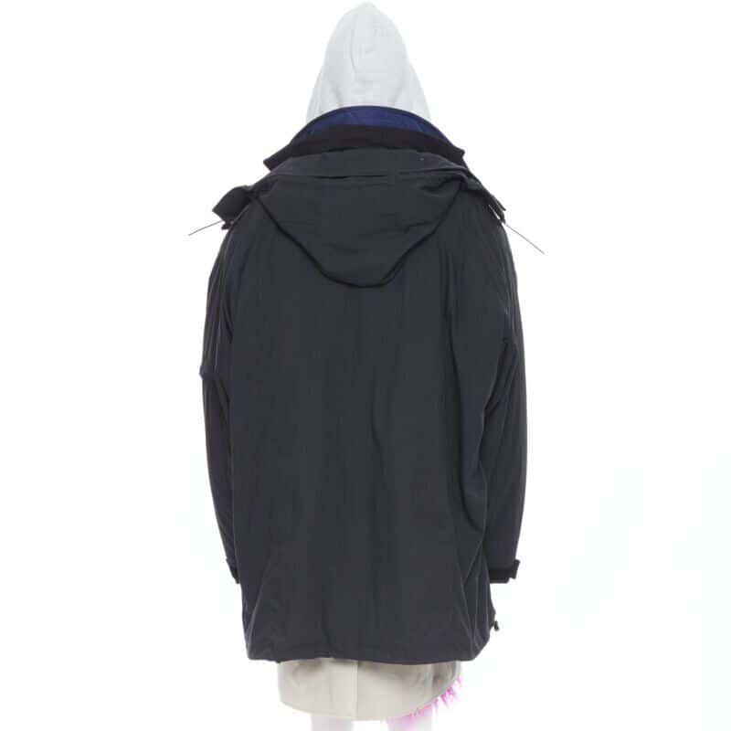 Balenciaga Pink Fur Parka Black Never worn, with tag - Box View