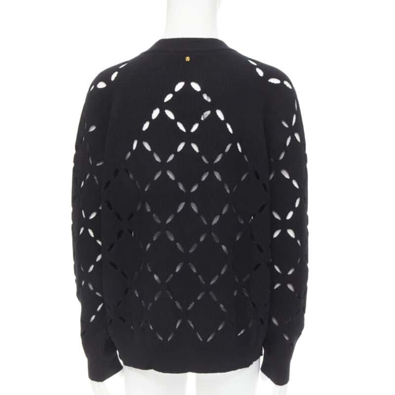 Versace Medusa Wool Sweater Black Wool Never worn, with tag - Box View
