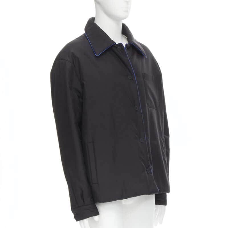 Fendi Black White Jacket Black Polyester Never worn, with tag - Inside View