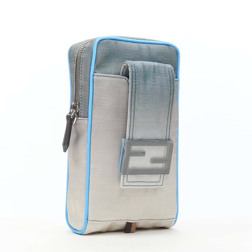 Fendi Double Pack Waist Bag Grey Never worn, with tag - Inside View