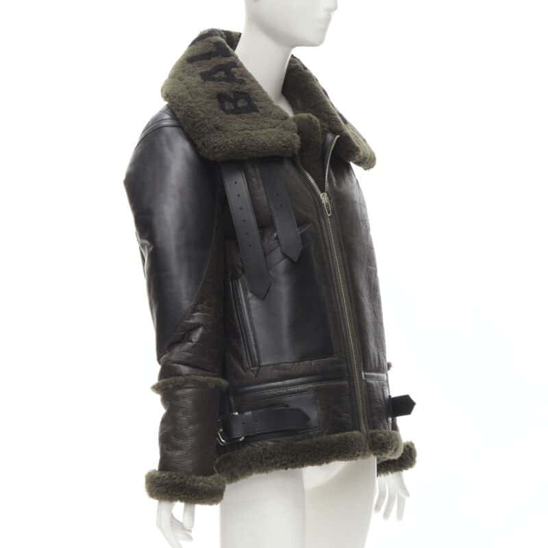 Balenciaga Le Bombardier Green Leather Never worn, with tag - Back View