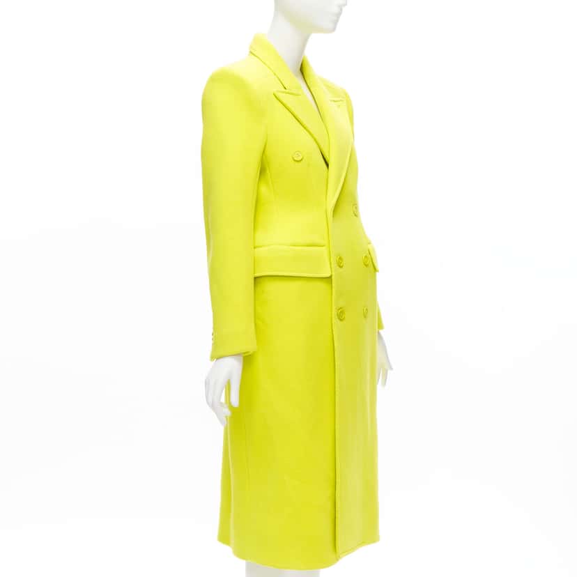 Balenciaga Hourglass Green Wool Never worn, with tag - Inside View