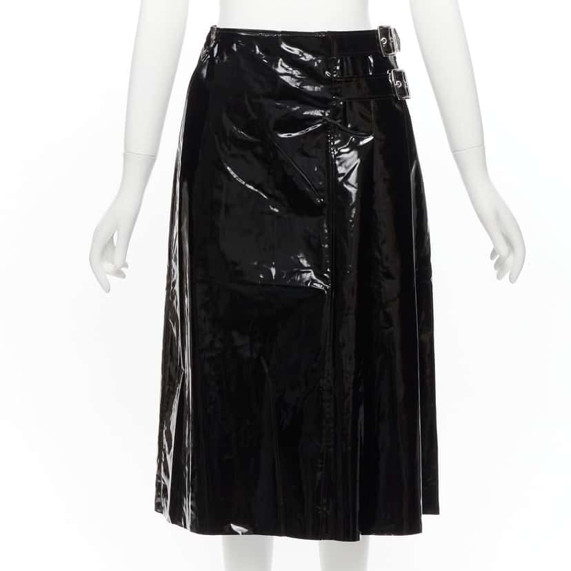 Gucci Punk Kilt Skirt Black Cotton Very good condition - Front View