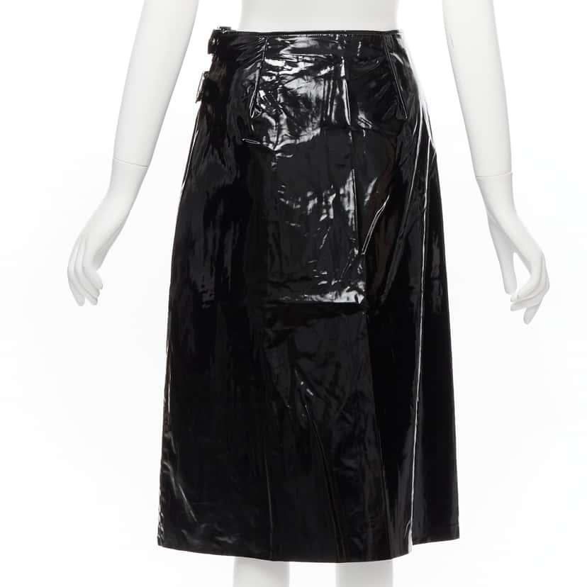 Gucci Punk Kilt Skirt Black Cotton Very good condition - Box View