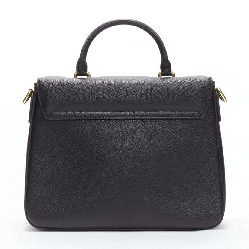 Dolce & Gabbana Miss Linda Black Leather Very good condition - Box View