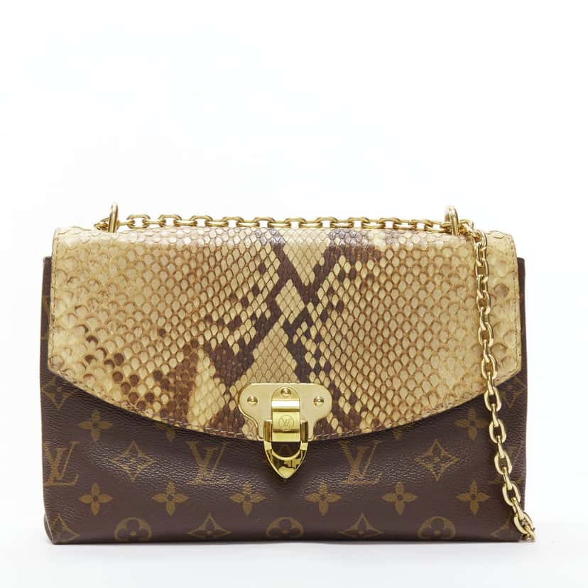 Louis Vuitton Saint Placide Brown Very good condition - Front View