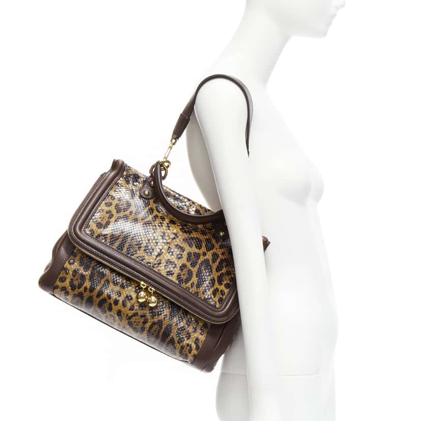 Dolce & Gabbana Sicily Brown Leather Very good condition - Back View