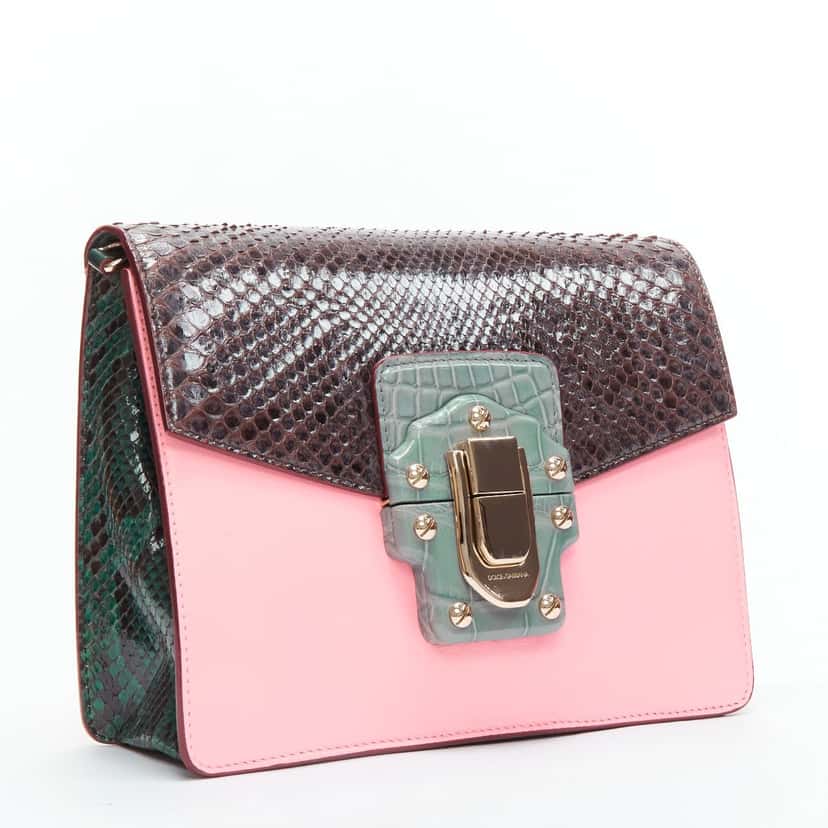 Dolce & Gabbana Lucia Pink Leather Very good condition - Inside View