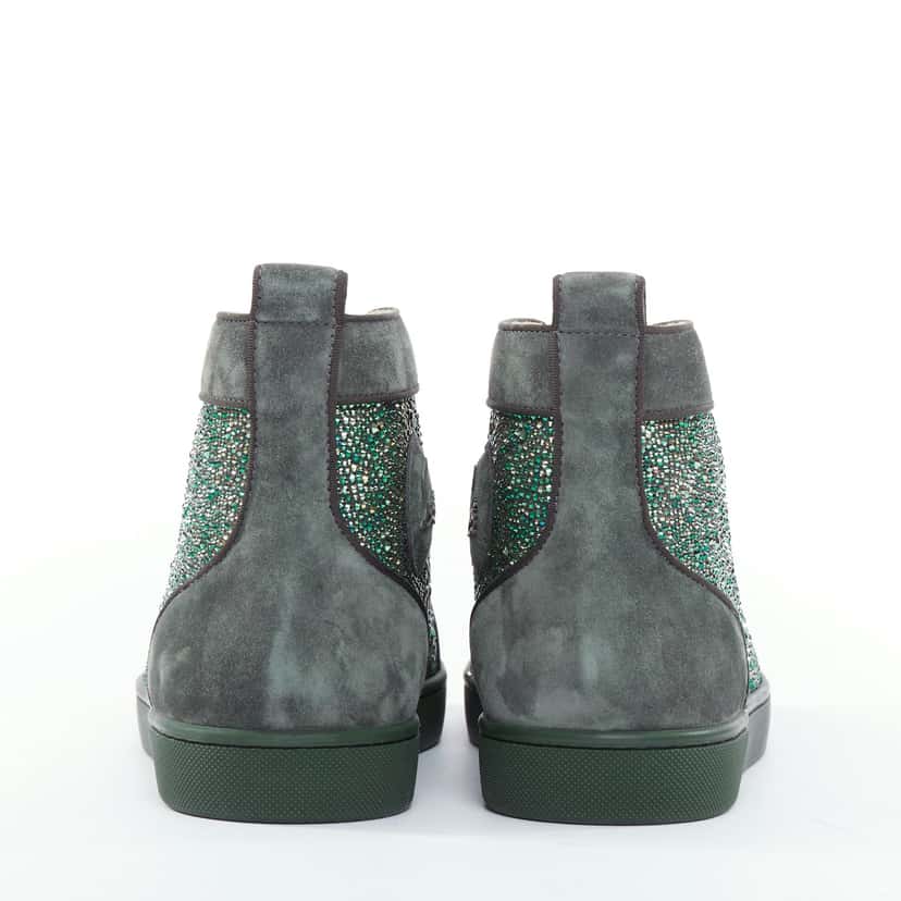 Christian Louboutin Louis Orlato Green Suede Never worn - Box View