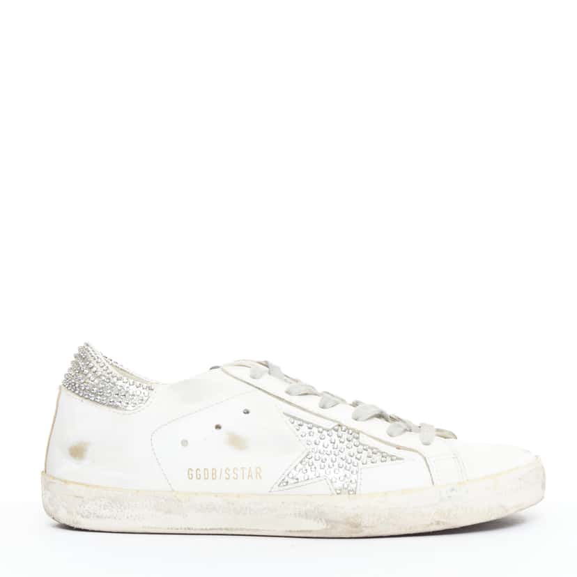 Golden Goose Super Star White Leather Very good condition - Front View