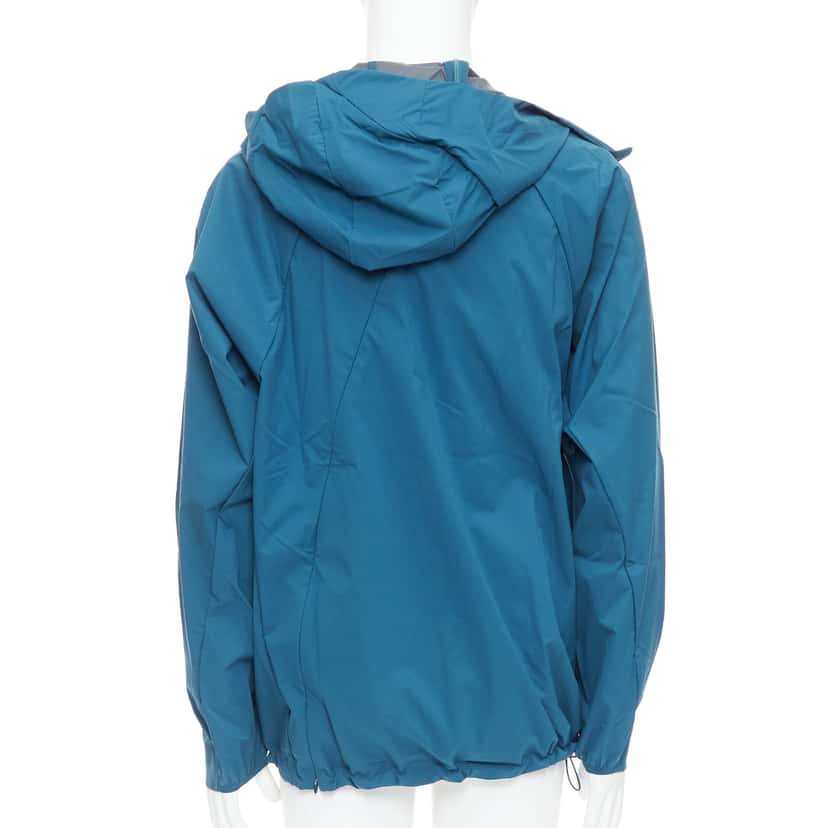 Post Archive Faction Teal Zip Jacket Blue Polyester Never worn, with tag - Box View