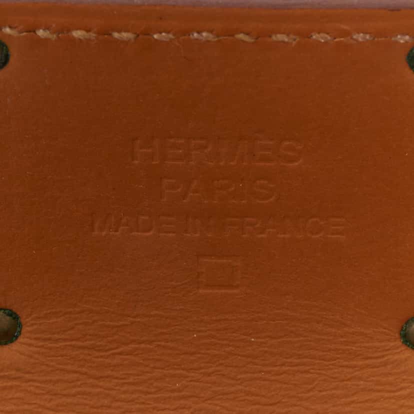 Hermès Kelly Dog Brown Leather Very good condition - Box View