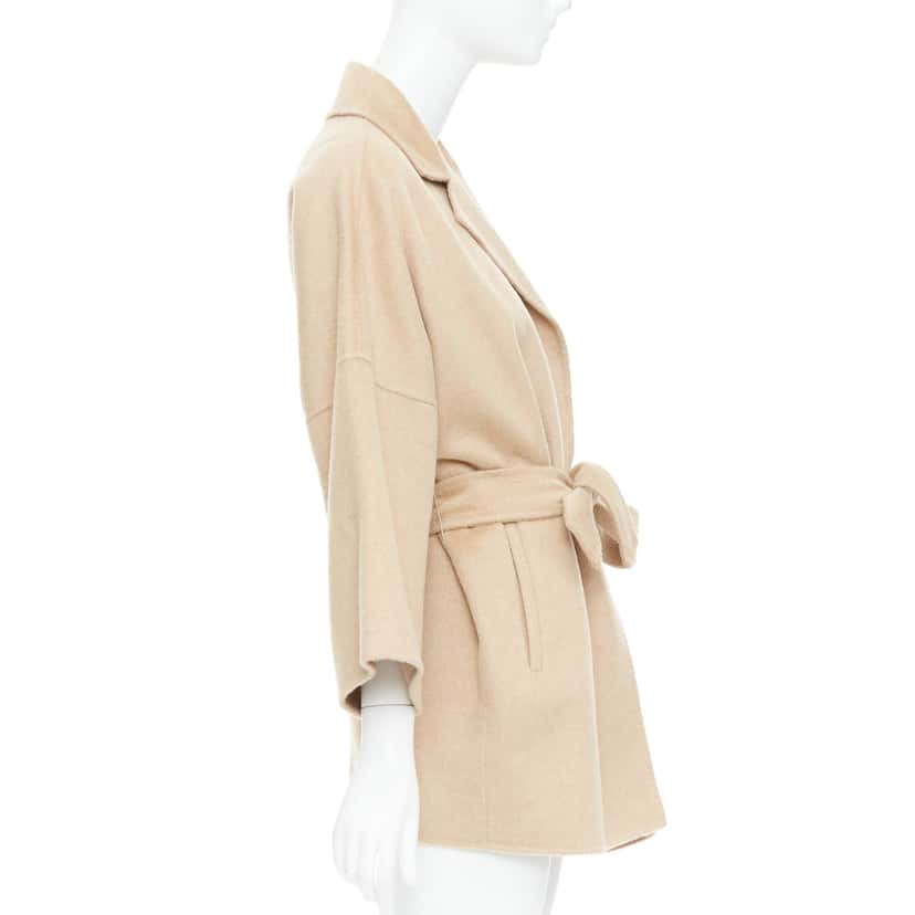 Max Mara Camel Cashmere Belted Coat Camel Cashmere Very good condition - Box View