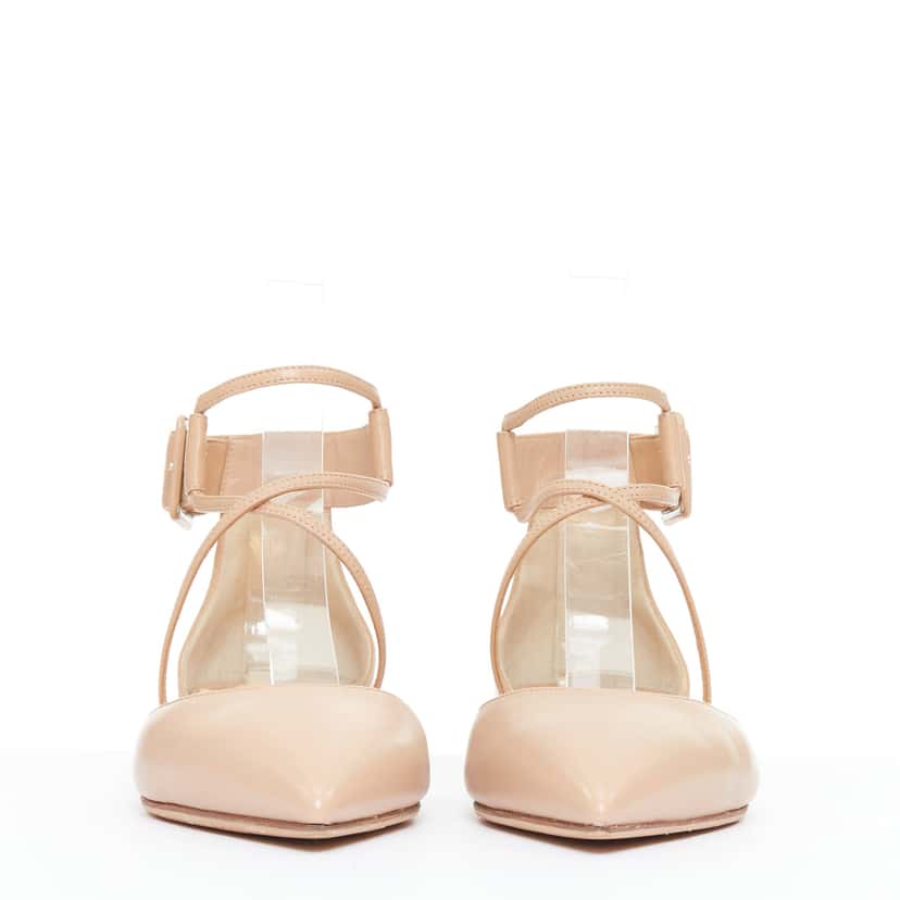 Christian Louboutin Suzanna D'Orsay Beige Leather Very good condition - Inside View