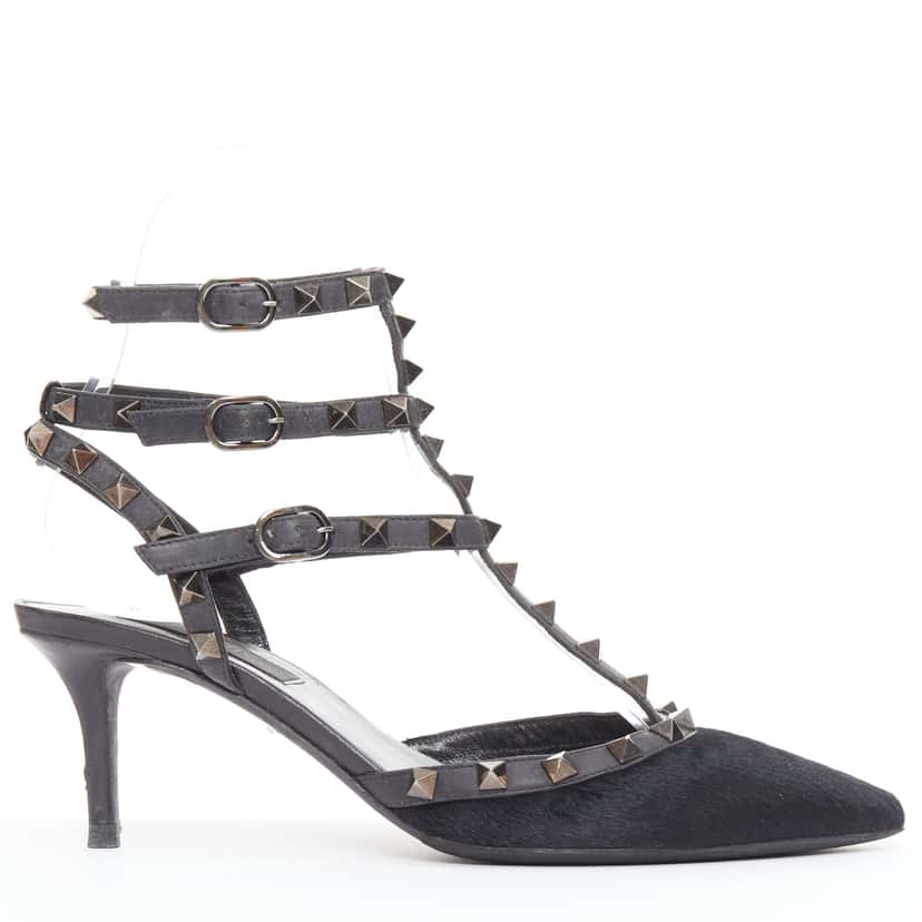 Valentino Rockstud Noir Black Good condition - Front View