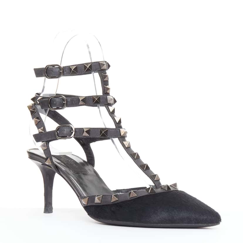 Valentino Rockstud Noir Black Good condition - Back View