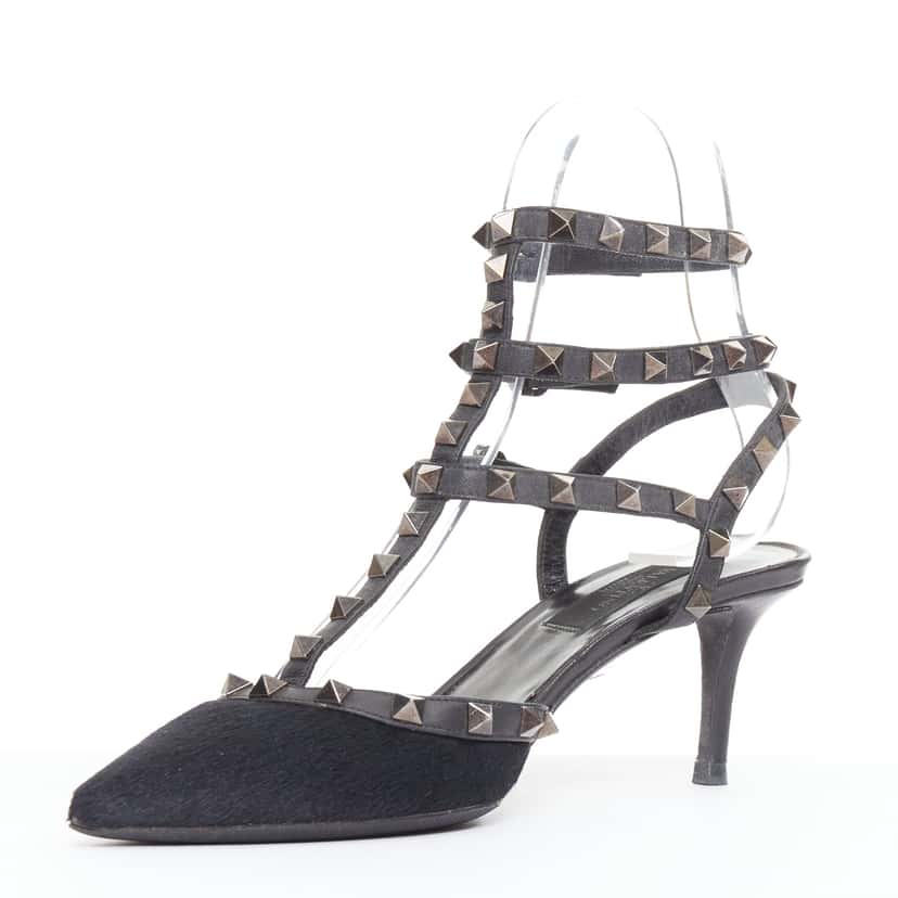 Valentino Rockstud Noir Black Good condition - Model View