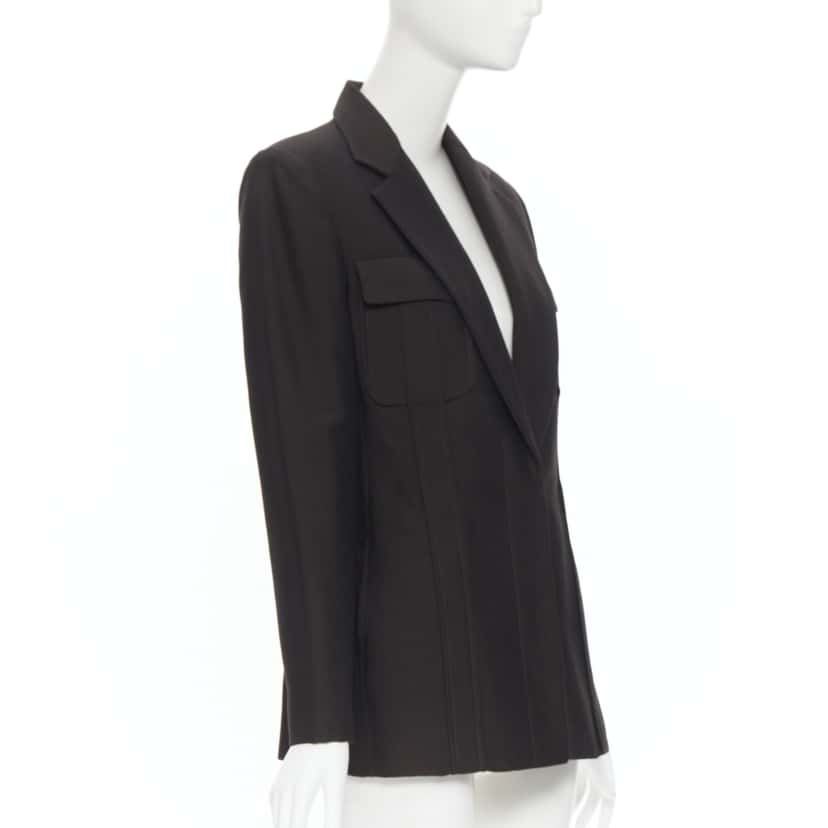 Gucci Military blazer suit Brown Wool Very good condition - Model View