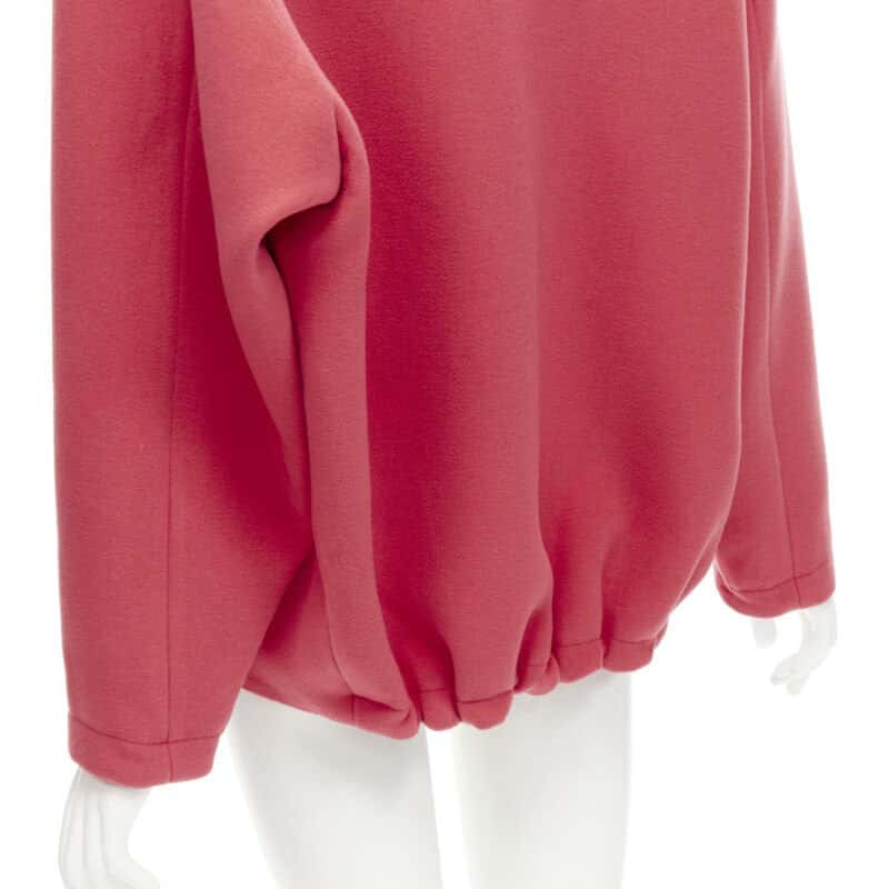 Balenciaga Red Wool Cocoon Bomber Red Wool Never worn - Back View