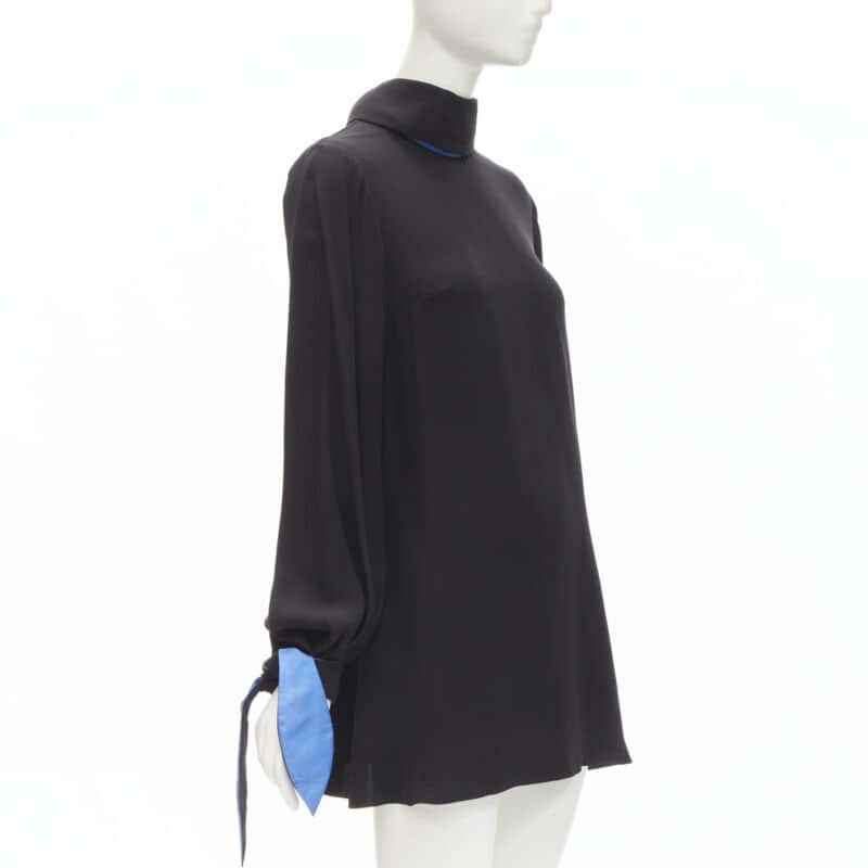 Roksanda Bow Tie Tunic Black Silk Very good condition - Inside View