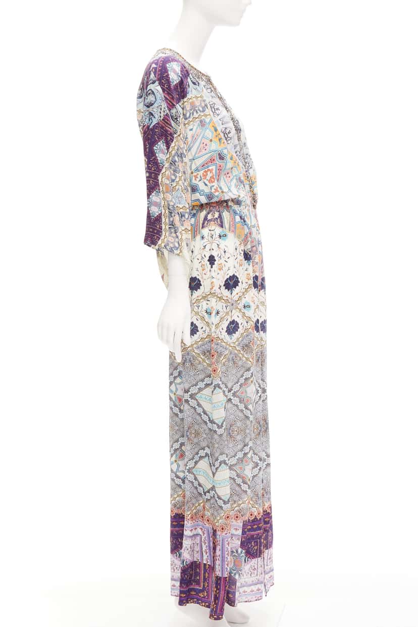 Camilla Floral Print Dress MultiColor Silk Never worn - Model View
