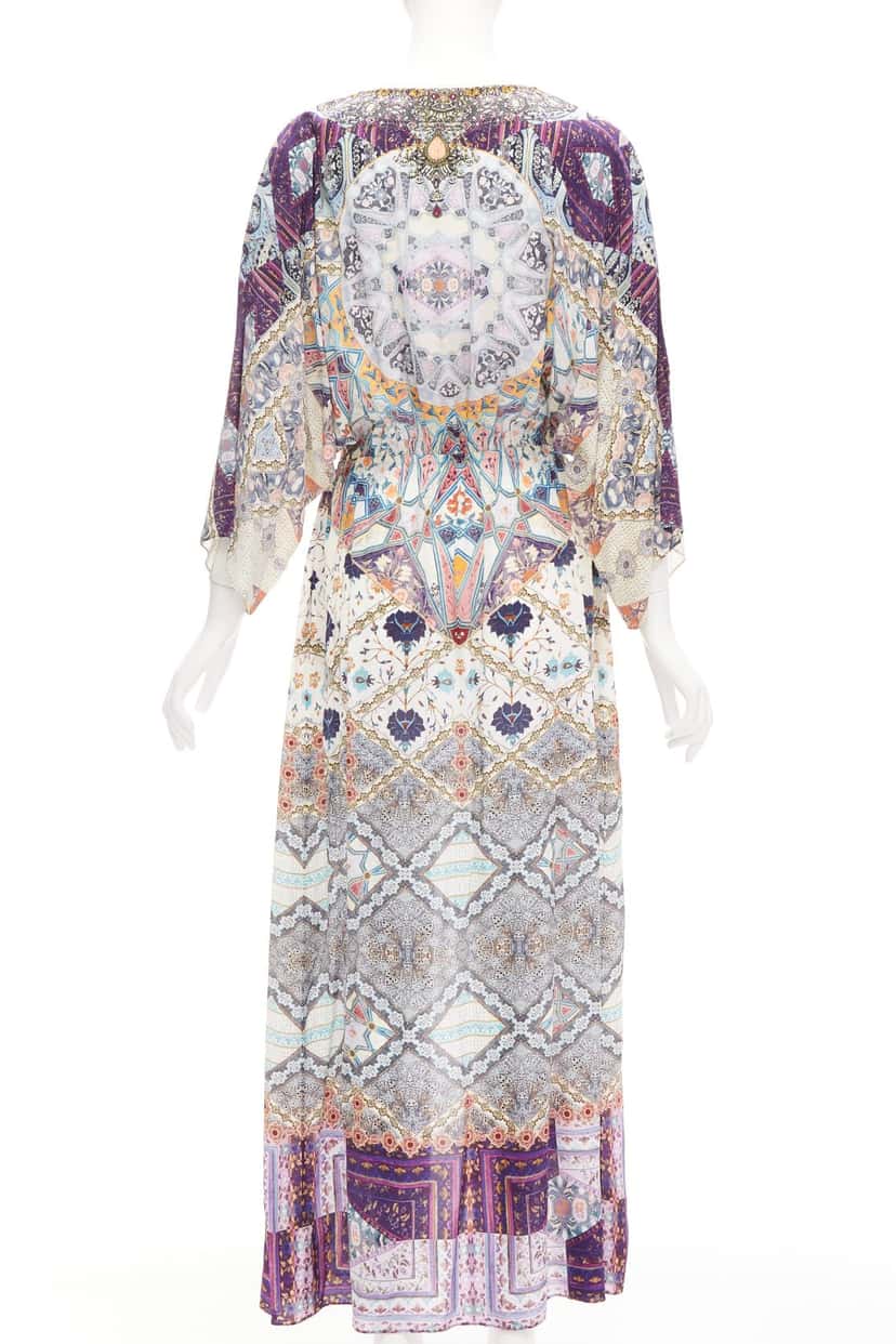Camilla Floral Print Dress MultiColor Silk Never worn - Box View
