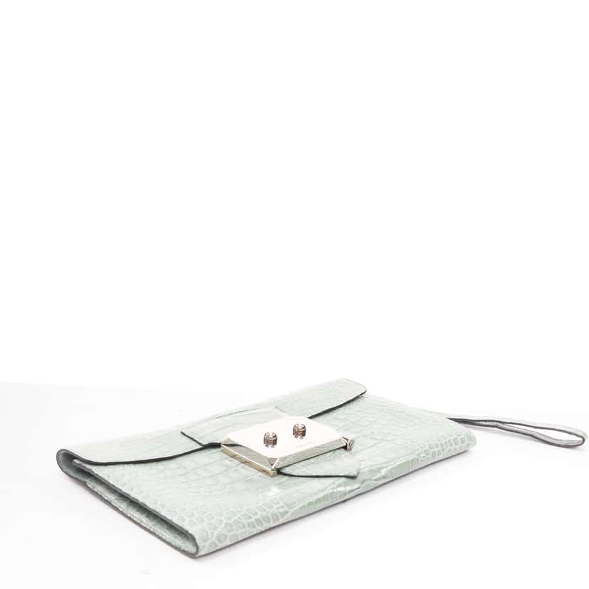 Hermès Goodlock Green Leather Good condition - Box View