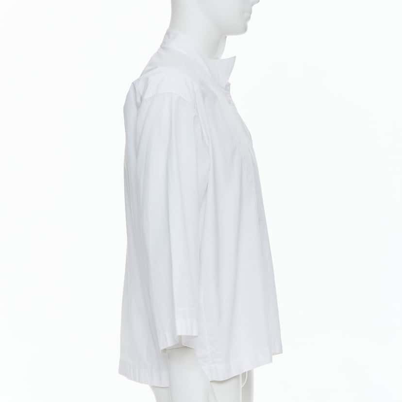 Loewe Asymmetric Boxy Shirt White Cotton Good condition - Model View