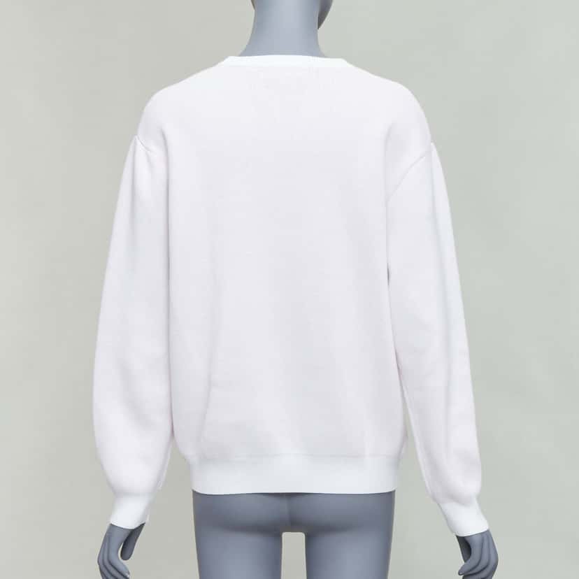 Supreme Slogan Pullover White Cotton Good condition - Box View