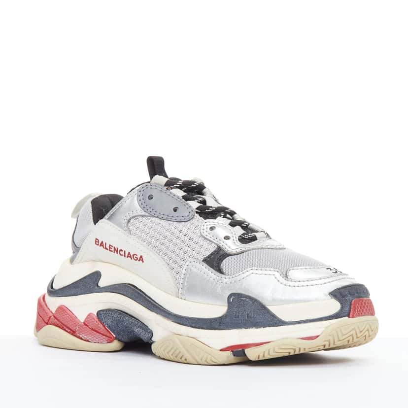 Balenciaga Triple S MultiColor Leather Good condition - Back View