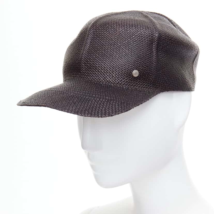 Hermès Black Panama Hat Black Never worn - Back View