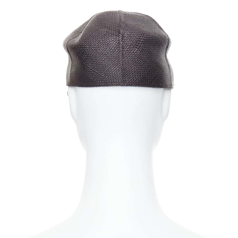 Hermès Black Panama Hat Black Never worn - Box View