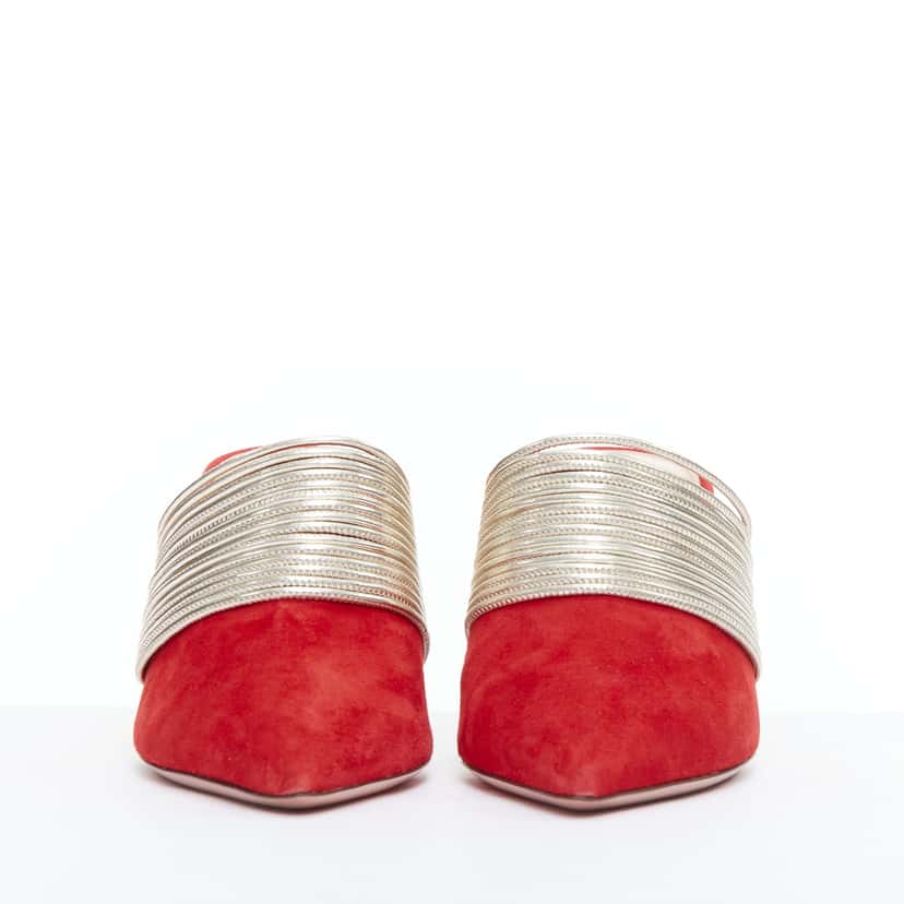 Aquazzura Rendez Vous Red Suede Very good condition - Inside View