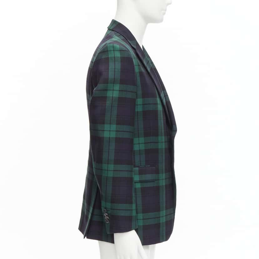 Valentino Garavani Preppy School Blazer Blue Wool Never worn - Model View
