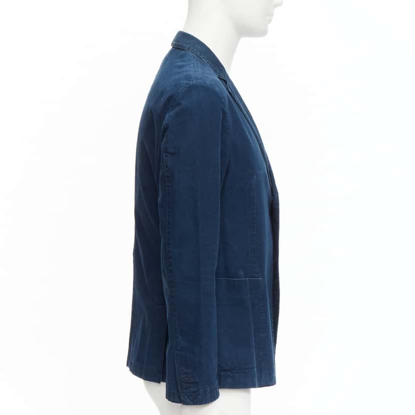 Prada Denim Single Blazer Blue Never worn - Box View