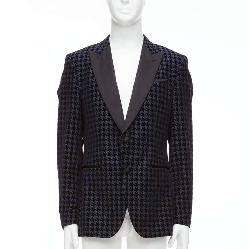 Boss Velvet Tux Blazer Black Wool Never worn, with tag - Front View