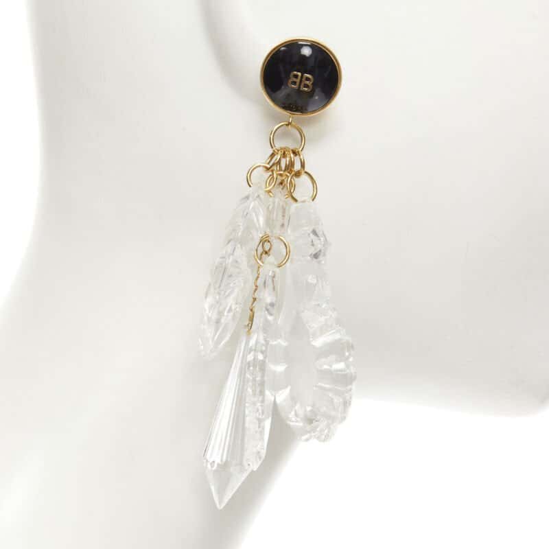 Balenciaga Multi Hoop Earrings Other Metal Very good condition - Model View