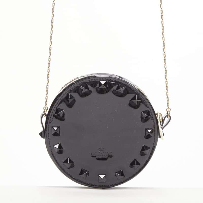 Valentino Garavani Spray Painted Box Bag Black Very good condition - Box View