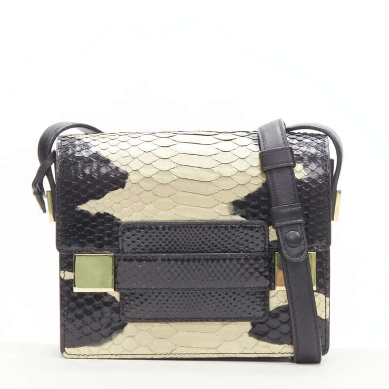 Delvaux Cagole XS Bag Black Leather Very good condition - Front View
