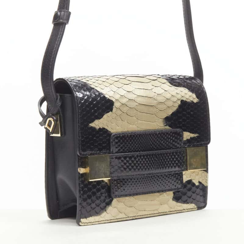 Delvaux Cagole XS Bag Black Leather Very good condition - Inside View