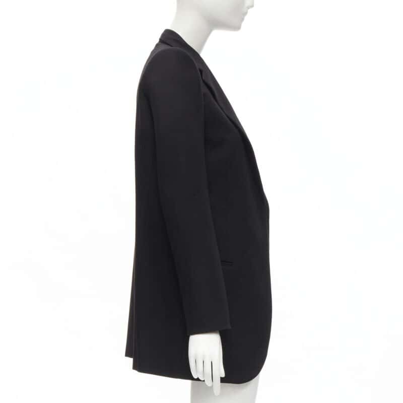 Balenciaga Black Oversized Blazer Black Wool Never worn - Model View