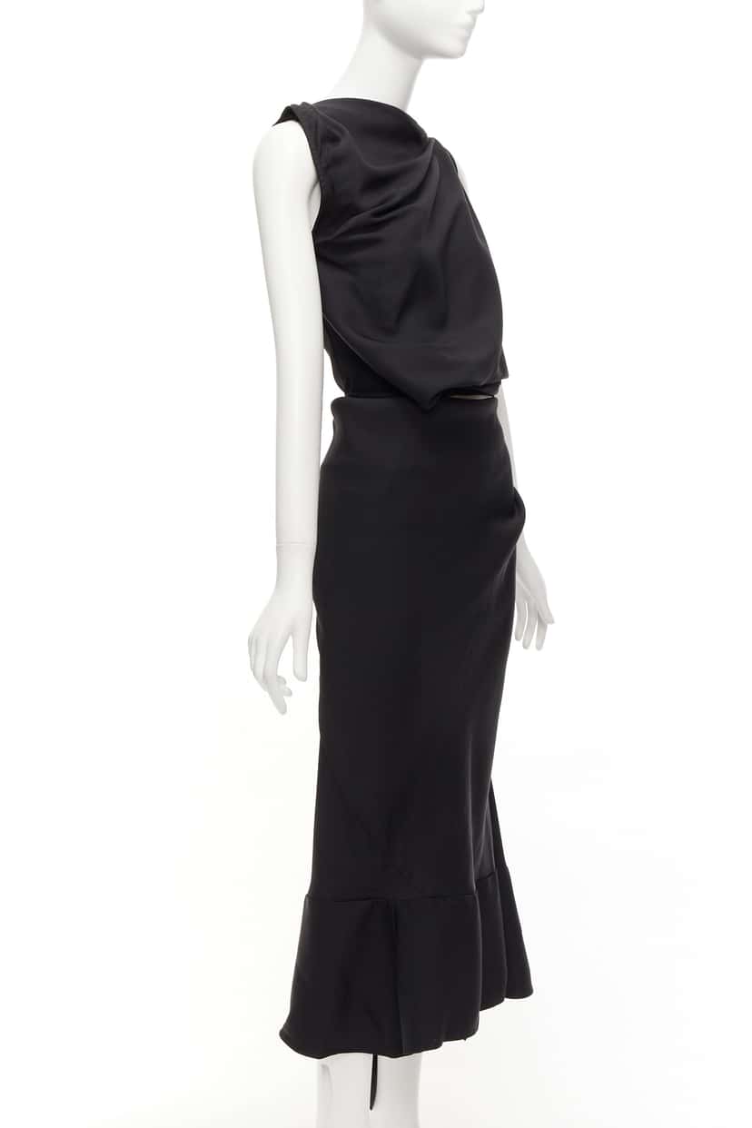 Maticevski Energy Slash Black Viscose Never worn - Inside View