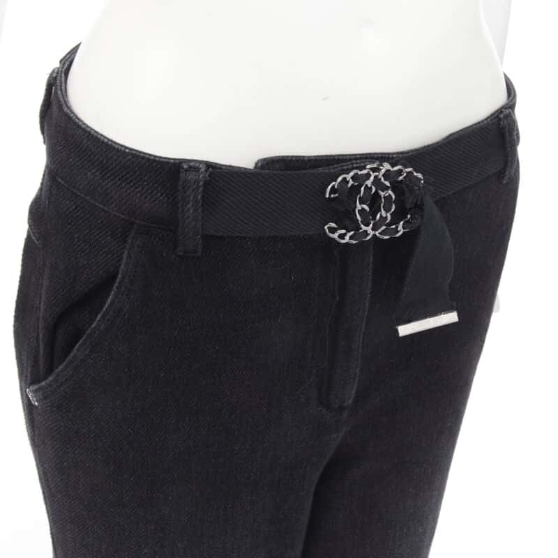 Chanel P60761V46402 Black Cotton Good condition - Back View