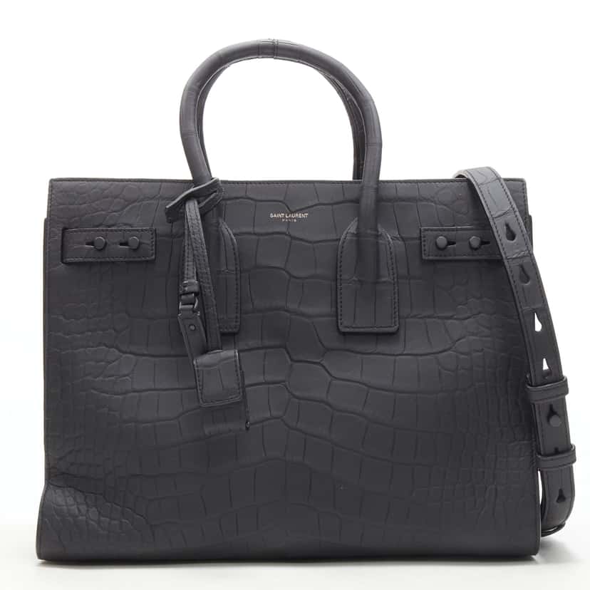 Saint Laurent Sac De Jour Small Black Leather Never worn - Front View