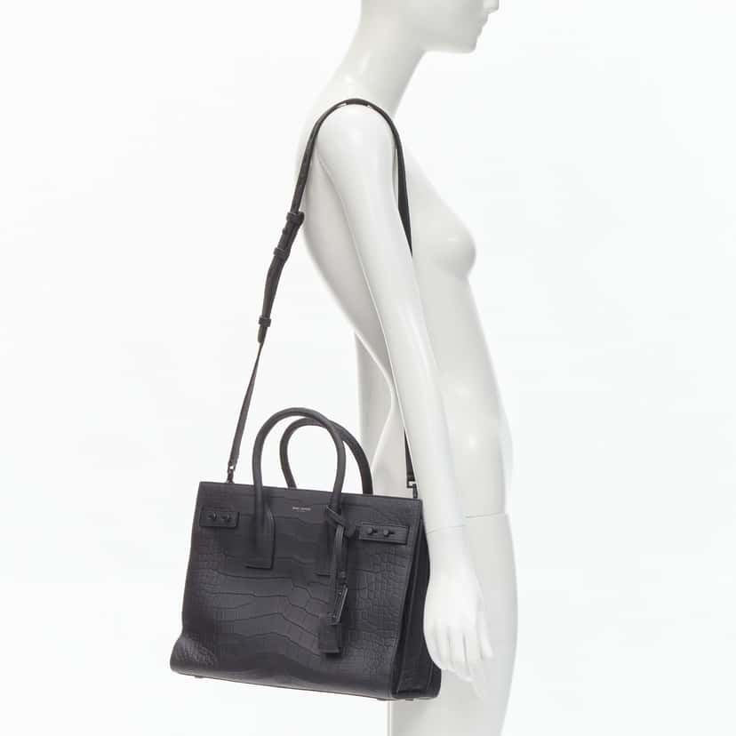 Saint Laurent Sac De Jour Small Black Leather Never worn - Back View