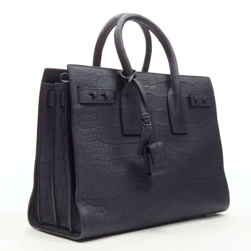 Saint Laurent Sac De Jour Small Black Leather Never worn - Inside View