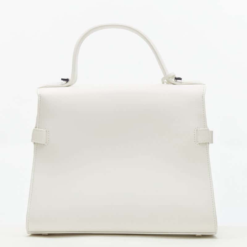 Delvaux Peekaboo PVC Bag White Leather Very good condition - Box View
