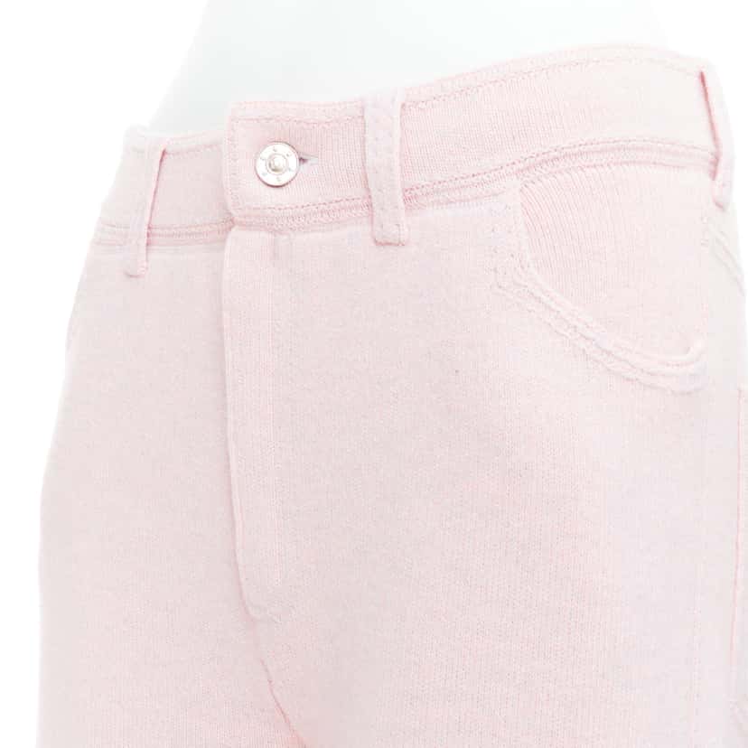 Barrie Pink Knit Pants Pink Cashmere Very good condition - Back View