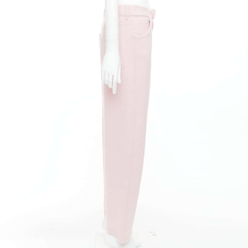 Barrie Pink Knit Pants Pink Cashmere Very good condition - Model View